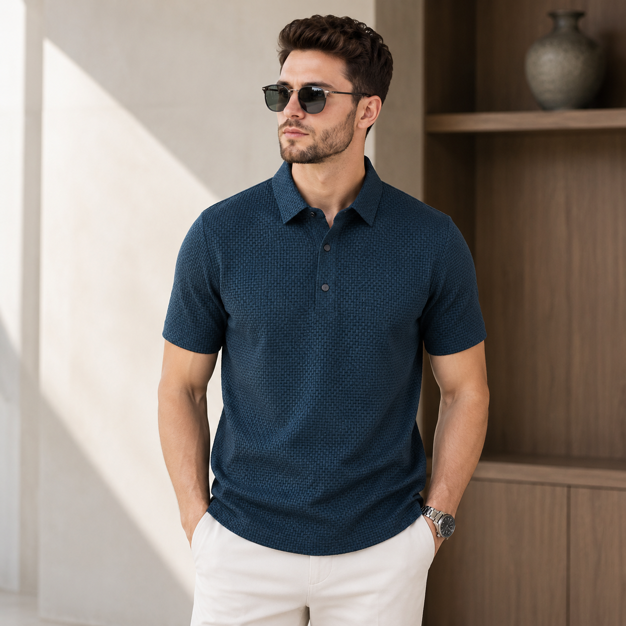 Men’s Casual Short Sleeve Polo Shirt